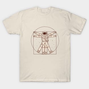 Vitruvian Spaceman T-Shirt